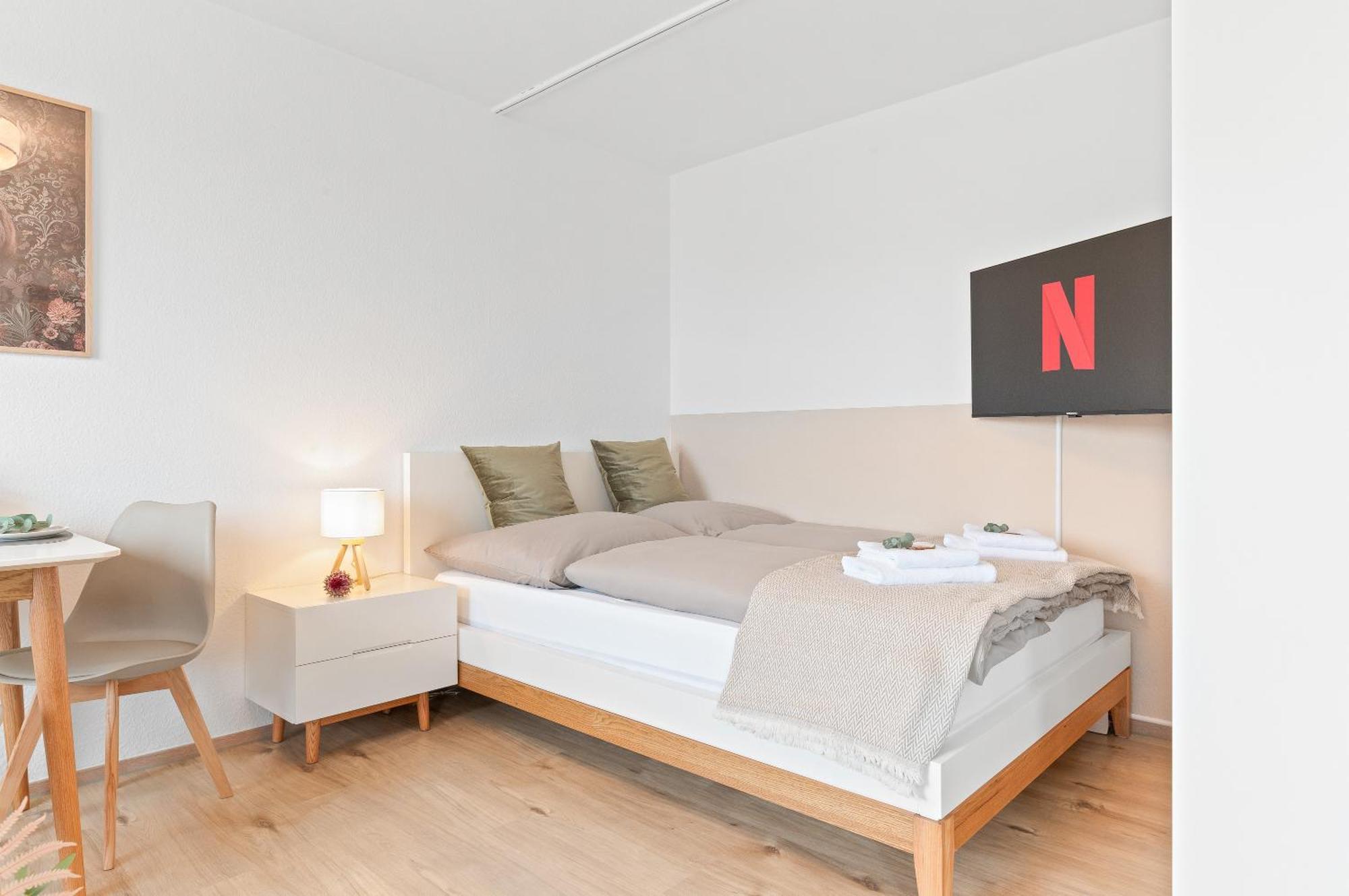Wohlfuehl-Apartment I Zentral I Balkon I Kueche Fellbach Luaran gambar