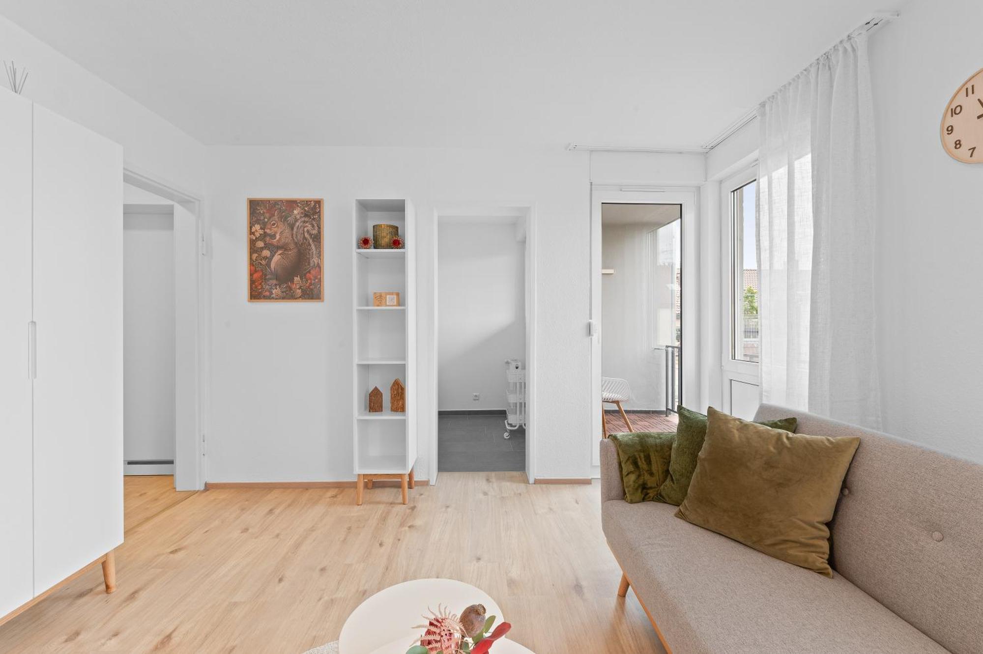 Wohlfuehl-Apartment I Zentral I Balkon I Kueche Fellbach Luaran gambar